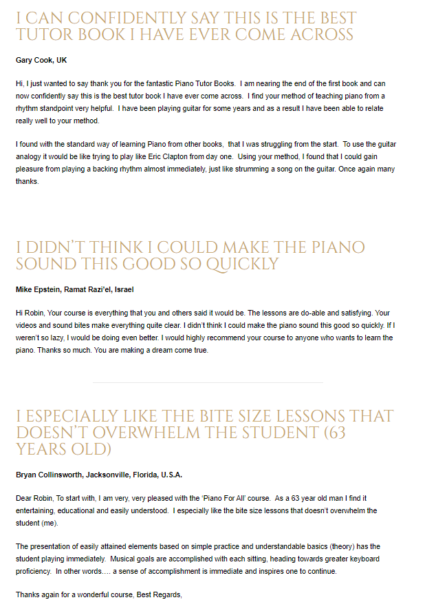 Piano For All reviews