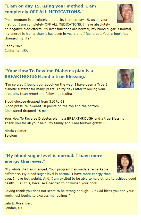 Reverse Diabetes Today Customer Reviews