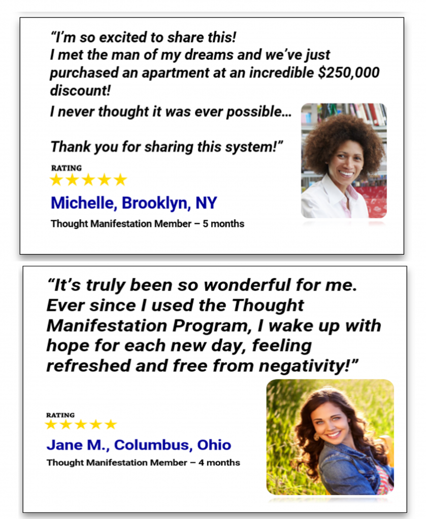 Ryan Philip Thought Manifestation reviews