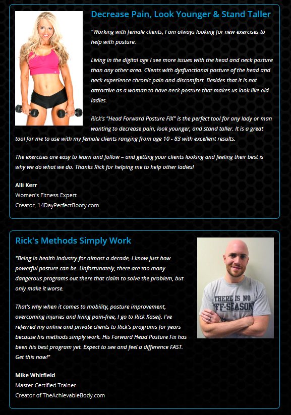 Forward Head Posture Fix customer reviews