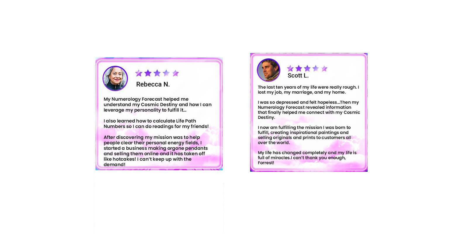 Numerology Forecast customer reviews