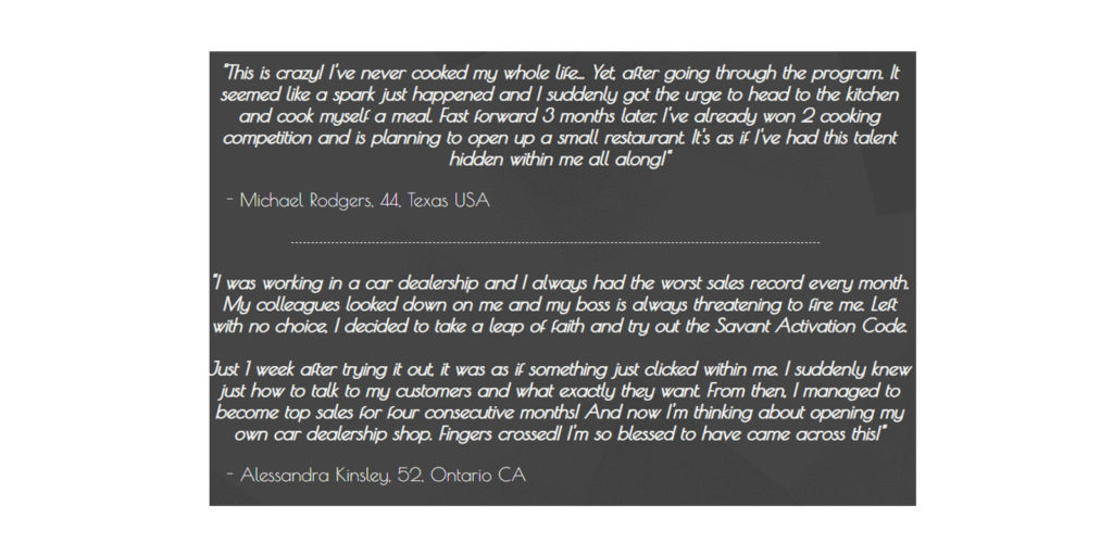 The Savant Activation Code Customer Reviews