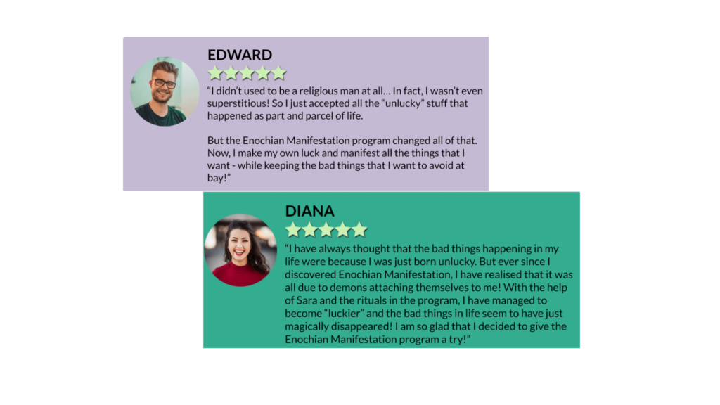 Enochian Manifestation Customer reviews 