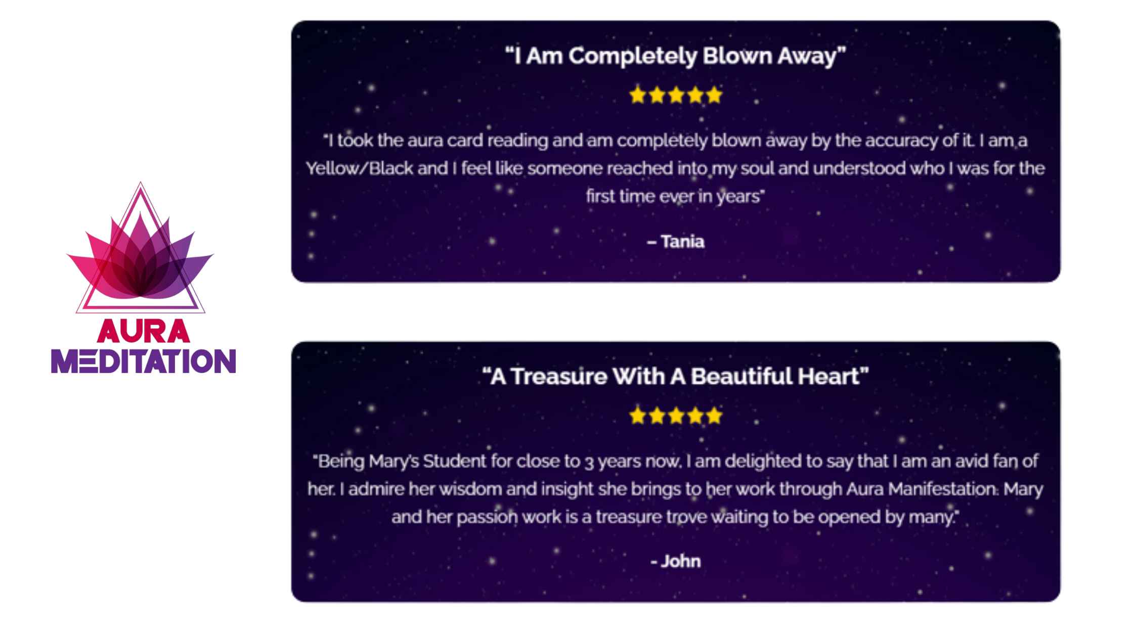 Aura Manifestation Customer Reviews